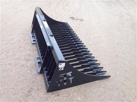 skid steer rock bucket video|tomahawk 72 rock bucket.